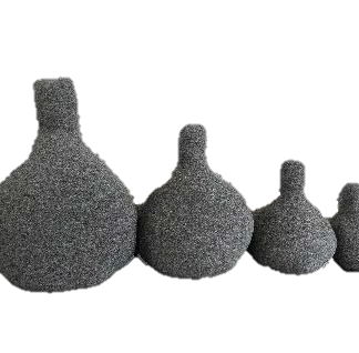 MainBocksBeutel - D. Kissen in BocksBeutelform ca. 24 cm grau