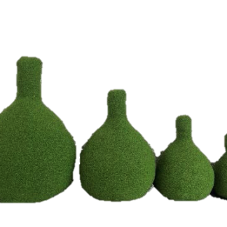 MainBocksBeutel - B. Kissen in BocksBeutelform ca. 40cm grün